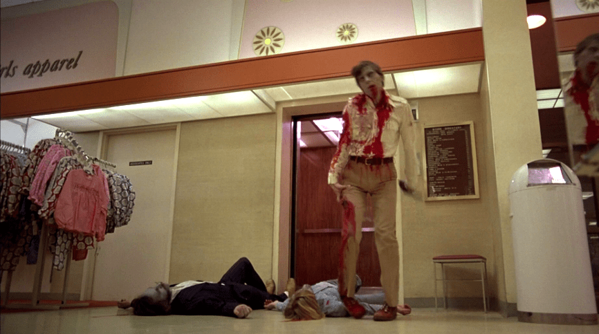 Una scena tratta da Dawn of the Dead, George Romero 1978