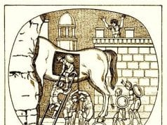 il cavallo alato di Troia