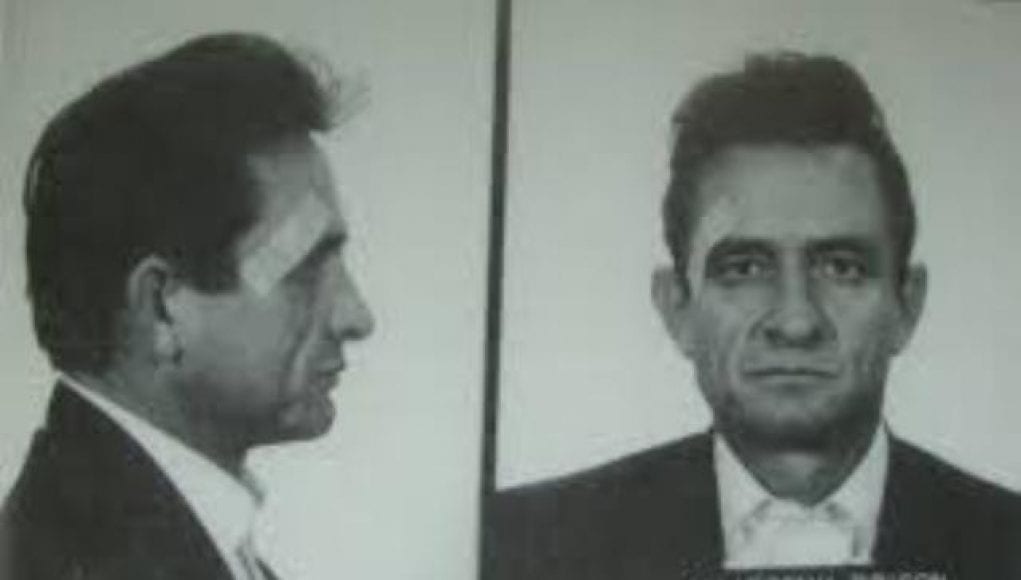 John Ray Cash, foto segnaletica.