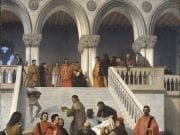 Gli ultimi momenti del doge Marin Faliero sulla scala detta del piombo 1867