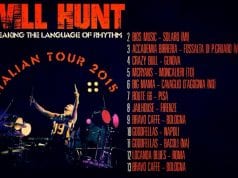 Arriva in Italia Will Hunt, il calendario completo di concerti e clinic del mese di dicembre