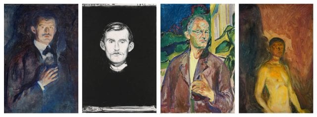 Edvard Munch, autoritratti