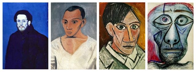 Pablo Picasso, autoritratti
