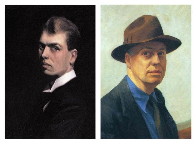 Edward Hopper, autoritratti