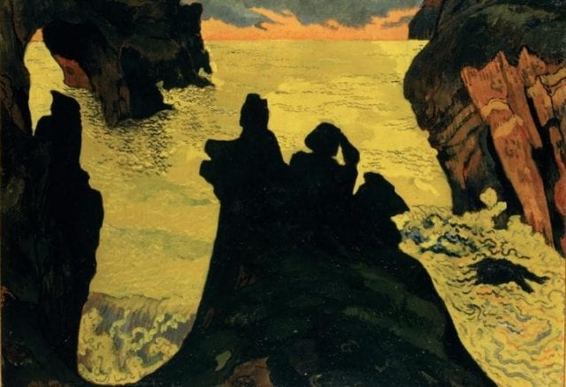 Georges Lacombe, Il mare giallo, Camaret, 1892