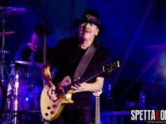 Santana a Cividale del Friuli: ballando sotto la pioggia