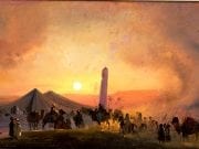 Ippolito Caffi egtto carovana nel deserto 1843