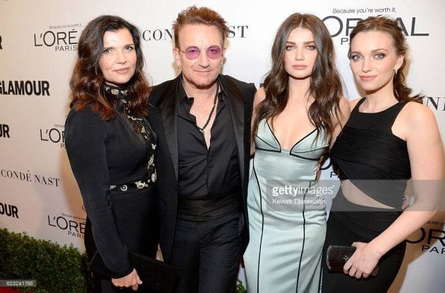 Ali Hewson, Bono, Eve e Jordan - Man of The Year