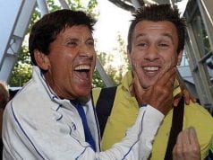Gianni Morandi a Cassano: «Perché non facciamo una canzone insieme?»