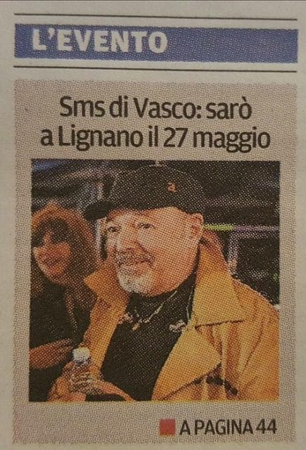 Vasco Rossi a Lignano
