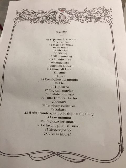 Lorenzo live 2018