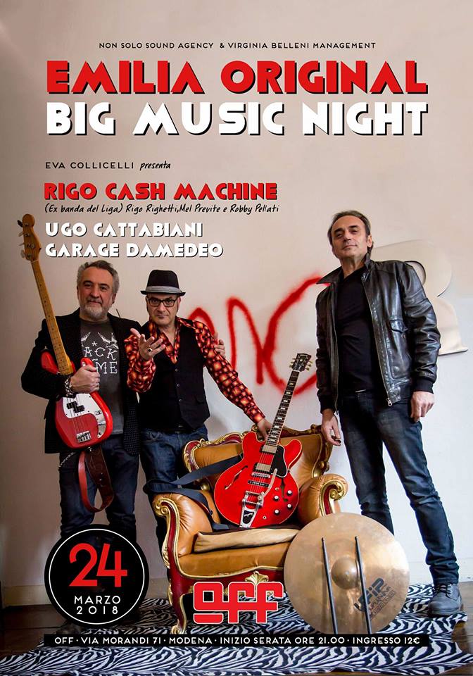 Emilia Original Big Music Night Off Modena 24 marzo