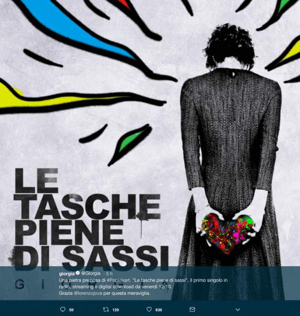 Le tasche piene di sassi
