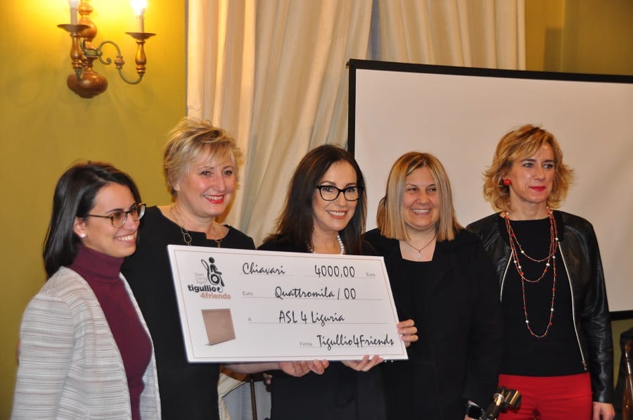 DA sx Moniza Arzeno Paola Staiano Paola Tognetti Anna Aramini Emanuela Vallerio Tigullio4Friends