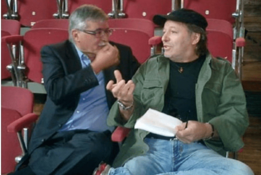 Marco Santagata e Vasco Rossi Marco Santagata e Vasco Rossi