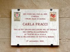 Milano dedica una targa a Carla Fracci Carla Fracci