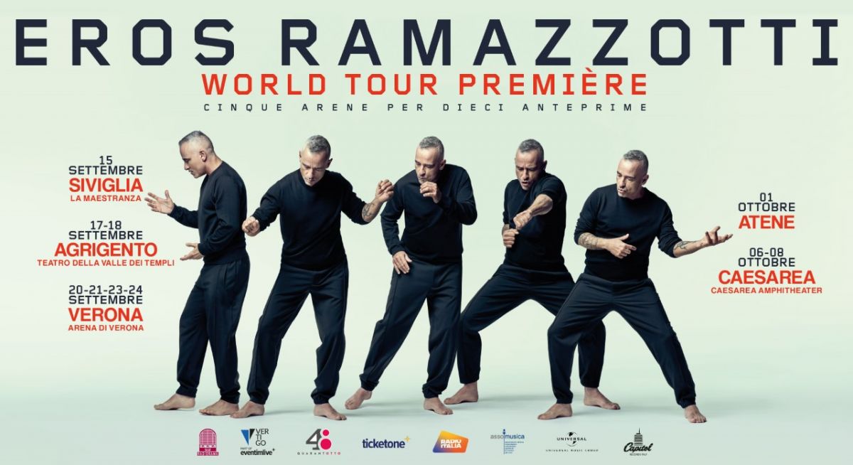 eros ramazzotti world tour premiere