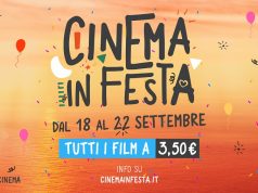 Cinema in festa, dal 18 al 22 settembre tutti i film a 3,50€ Cinema in festa