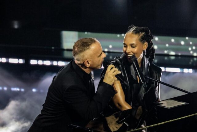 alicia Keys e Eros Ramazzotti